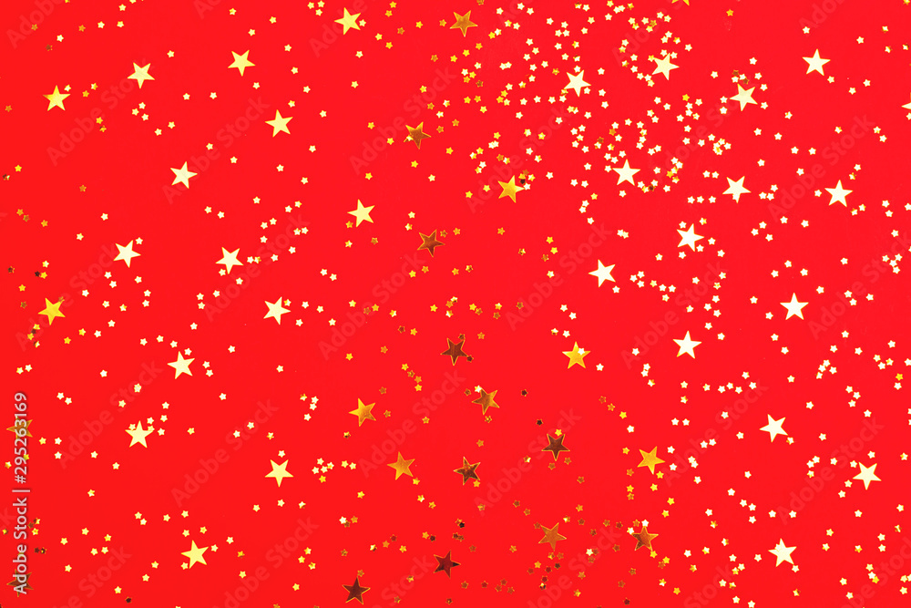 Minimal Christmas and New Year composition made with stars. Minimal Christmas and New Year composition made with stars.