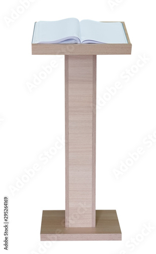 Lectern open book on stand for writing impressions reading or other purposes