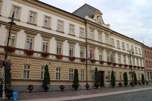 Constitutional Court of Slovakia on Hlavna street in Kosice, Slovakia