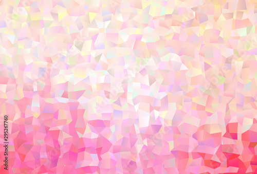 Dark Pink vector abstract mosaic pattern.