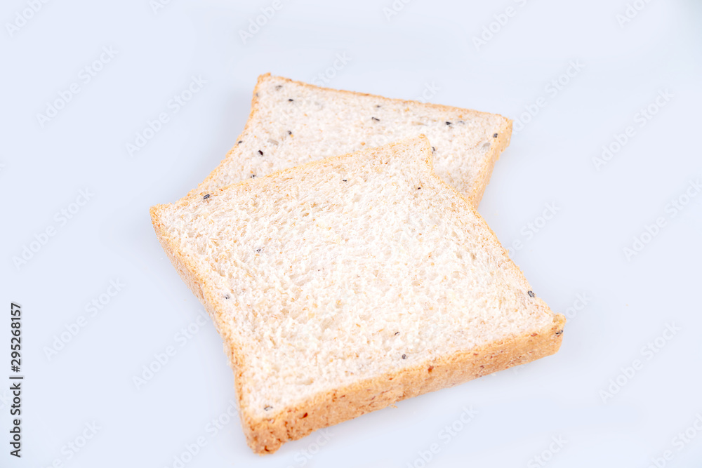 Fototapeta premium Sliced ​​toast, whole wheat bread