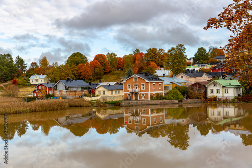 Old town of Porvoo in Finland.