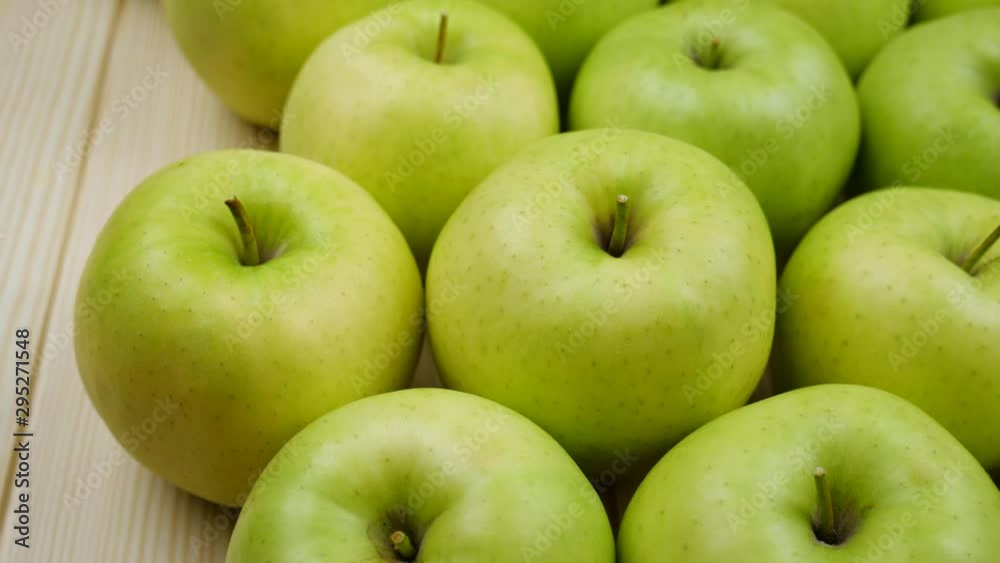 Fresh nature apples background. Natural Apple harvest from tree. Grocery store, department of fruits and vegetables.