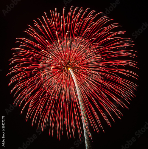 日本伝統大玉単発花火（赤）