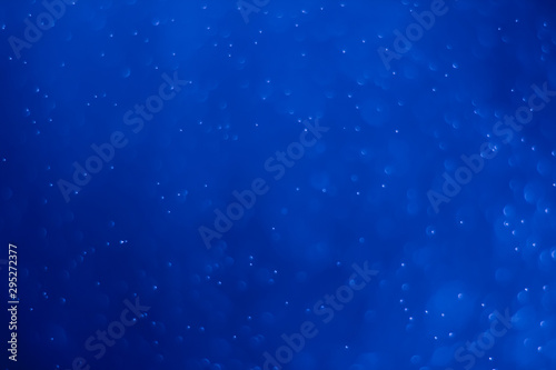 Complex Blur Blue Bokeh Background