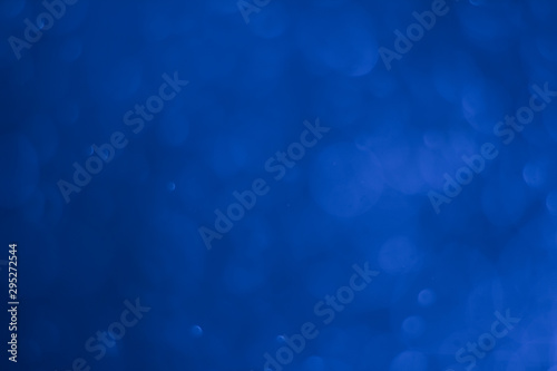 Complex Blur Blue Bokeh Background