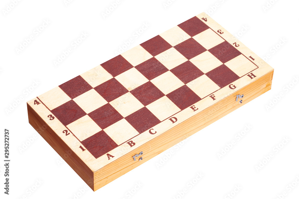 Wooden chess board Royalty Free Vector Image - VectorStock