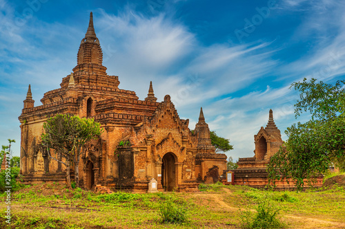 Temples of bagan. Bagan, Myanmar
