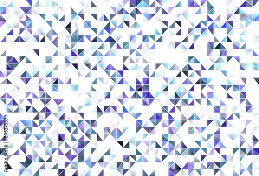 Fototapeta premium Light vector background with triangles.