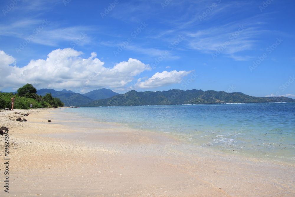 Gili Air beach, pink sand, Lombok, Indonesia, Asia Gili Air beach, pink sand, Lombok, Indonesia, Asia
