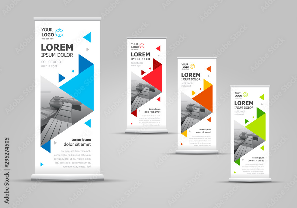 Roll up banner set