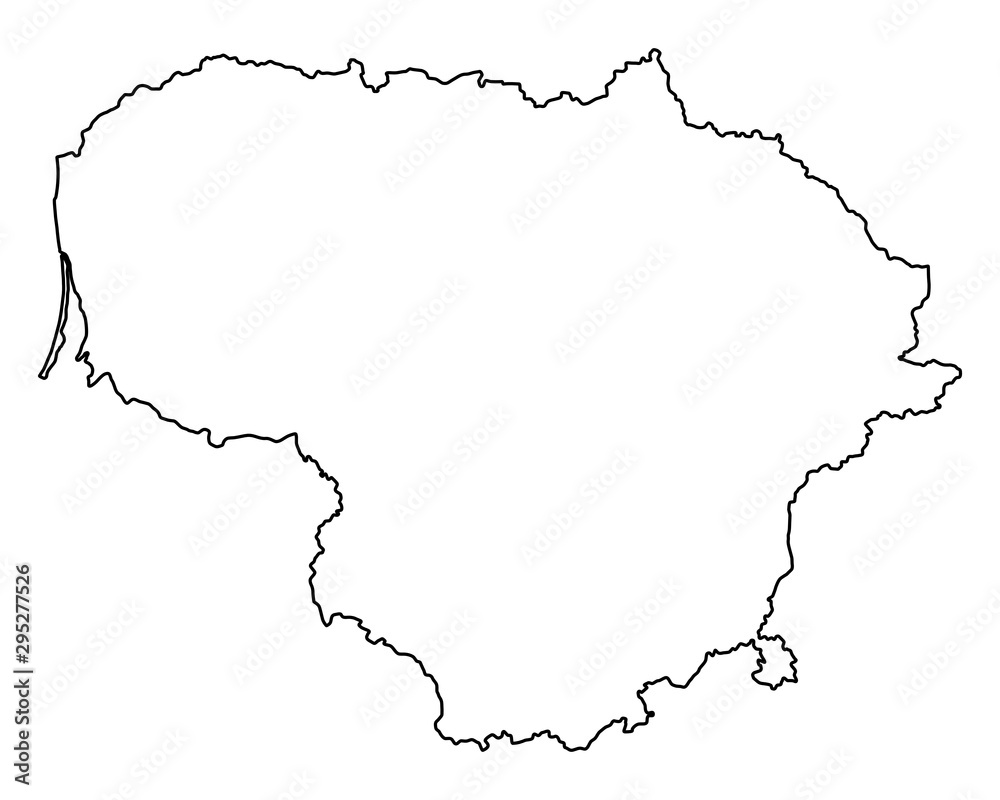 Karte von Litauen Karte von Litauen