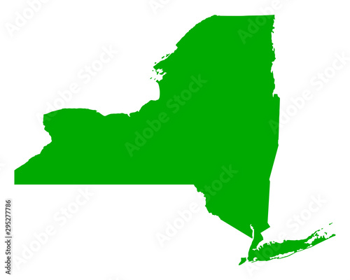Karte von New York