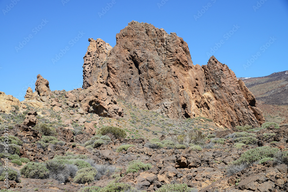 Roques de Garcia, Parque Nacional del Teide, Tenerife, Canary Islands, Spain