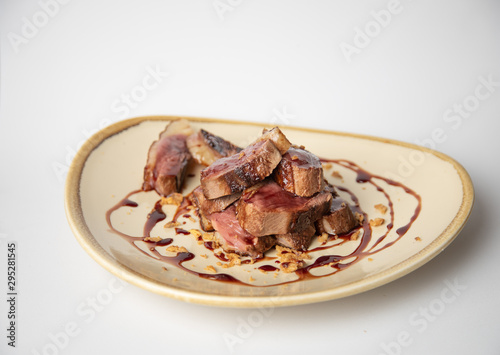 duck breast with delicious sauce