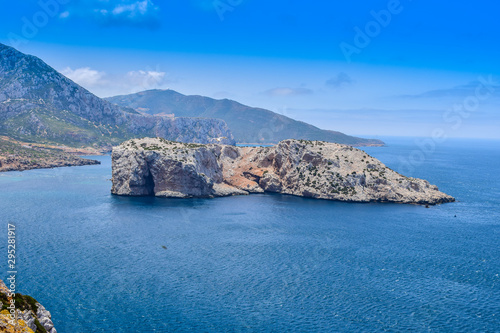 Panoramic View of Isle Laïla, Moroccan Coast Belyounech City, Morocco