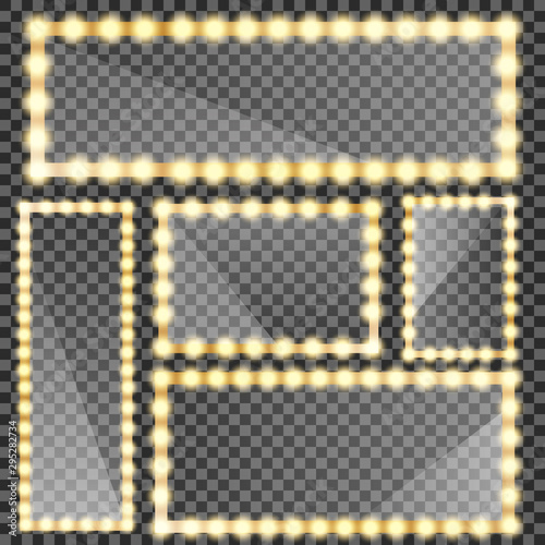 Makeup mirror isolated