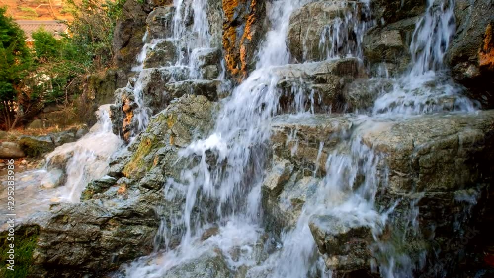 Small waterfall cascade Small waterfall cascade