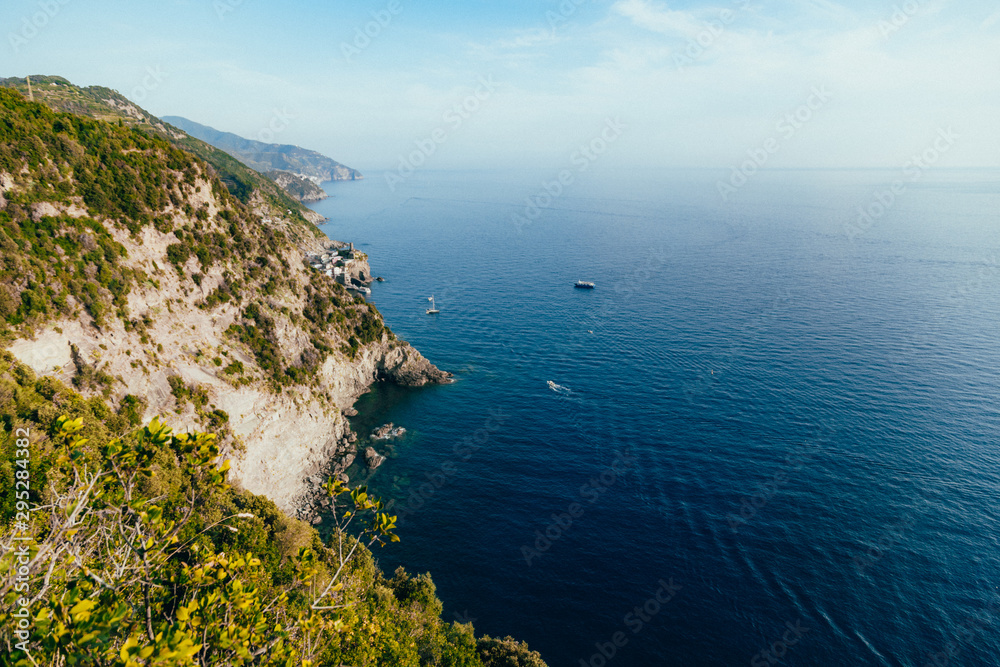 Fototapeta premium View of the Cinque Terre coast.