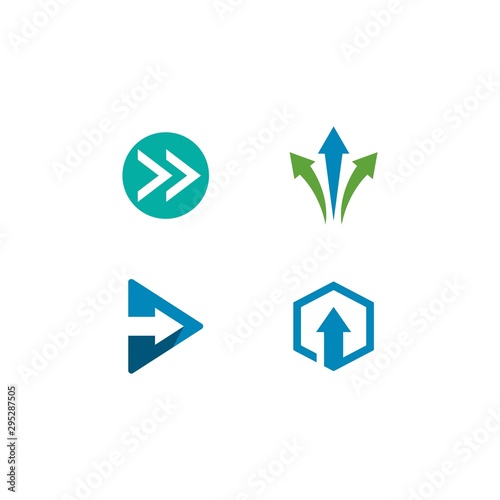 Free Download Arrows vector illustration icon Logo Template design  - GFXLoad
