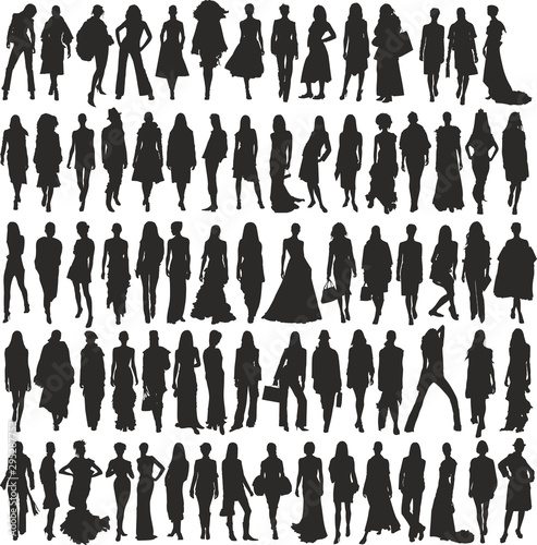 Siluetas de mujer