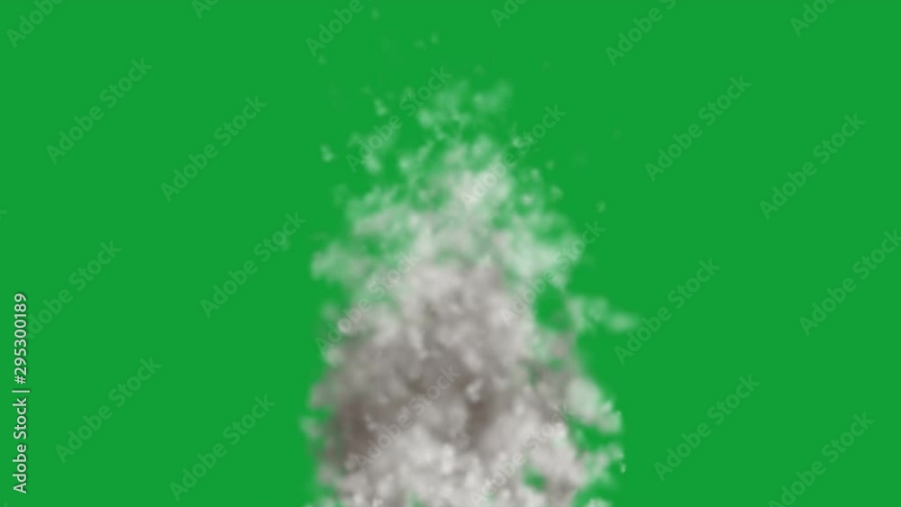 Smoke effect on the green screen Smoke effect on the green screen