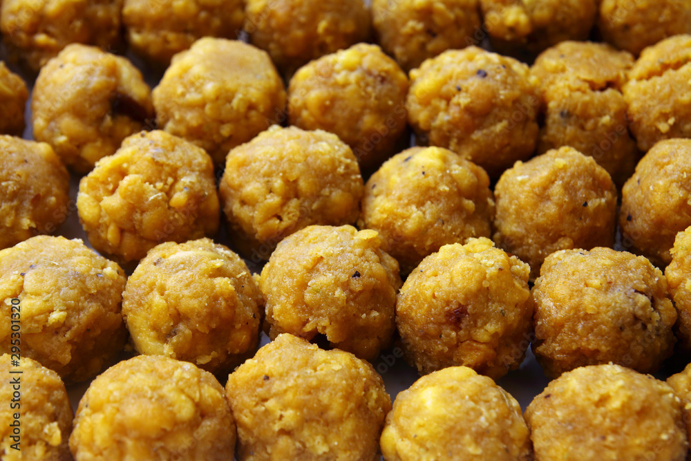 Indian traditional sweet laddu Indian traditional sweet laddu