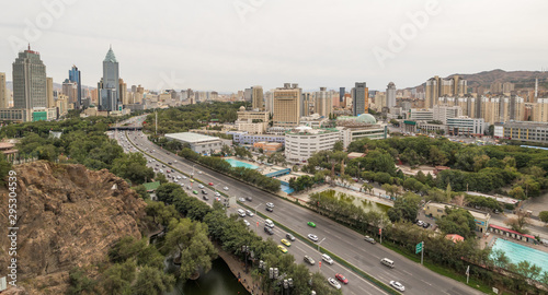 Urumqi, China - capital of the Xinjiang Uygur Autonomous Region, Urumqi displays several wonderful landmarks. Here in particular the city's skyline © SirioCarnevalino