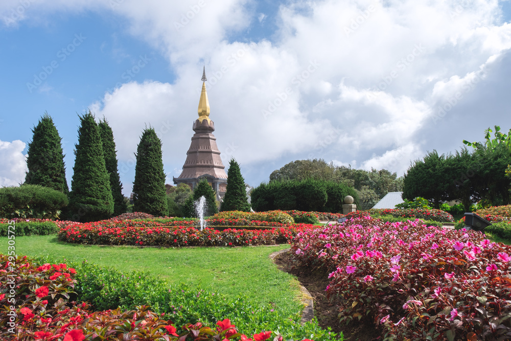 Phra Maha Dhatu Nabhamethanidol Chiangmai, Thailand.