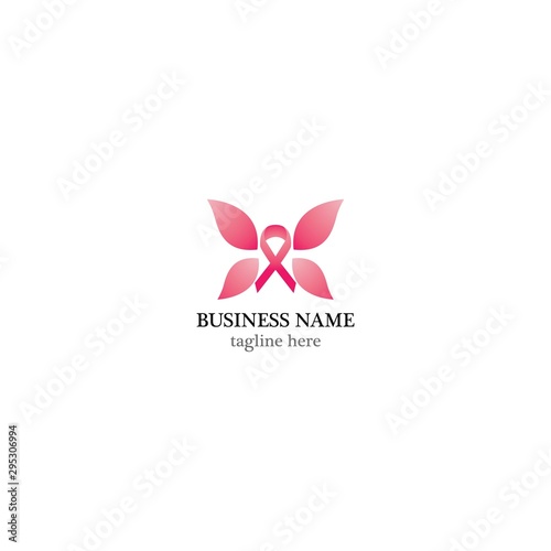 Cancer logo template vector icon illustration