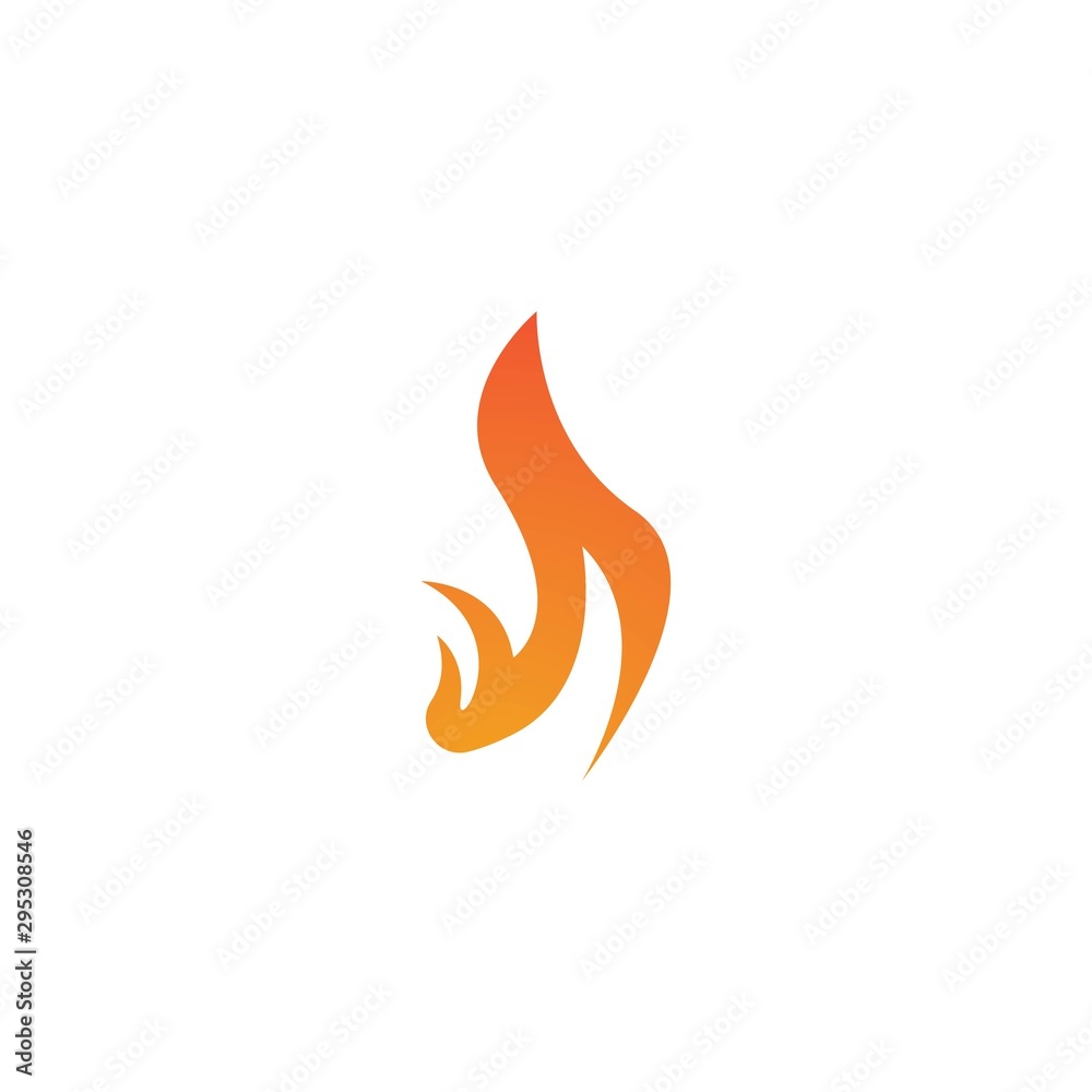 Flame logo template vector Flame logo template vector