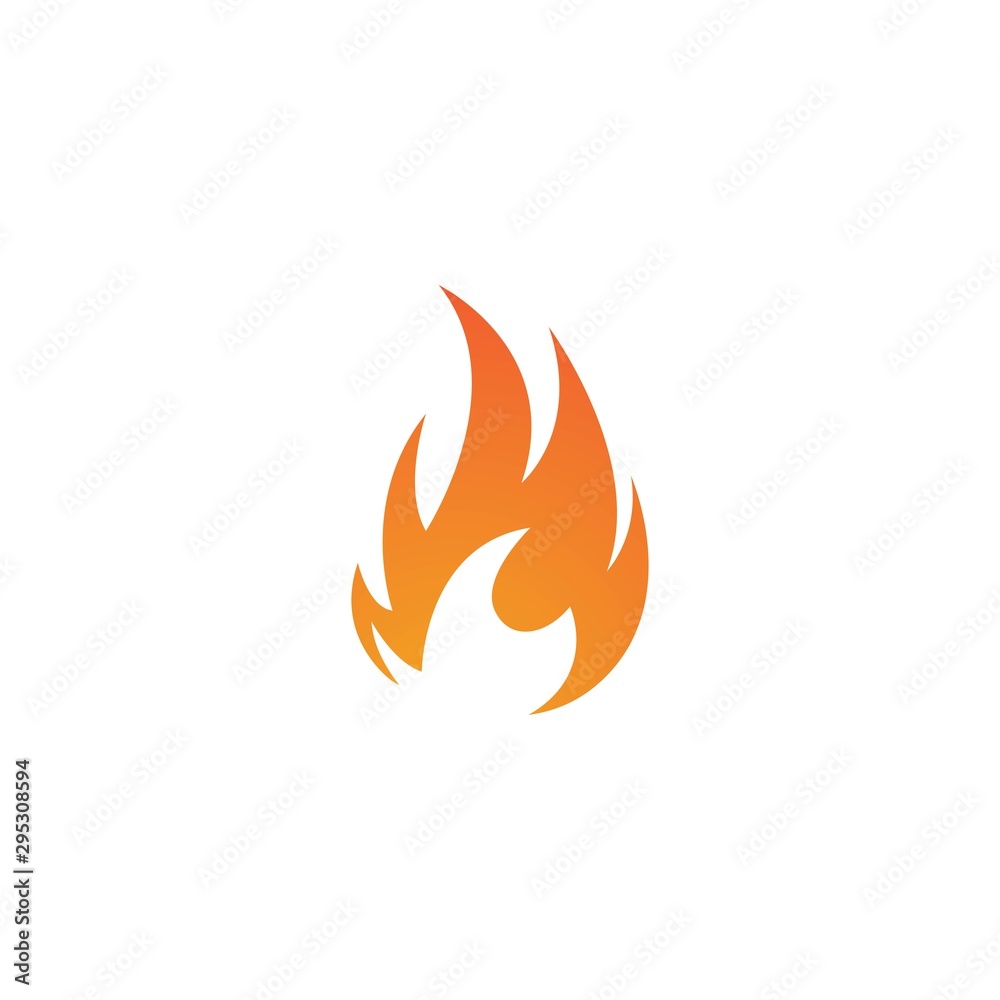 Flame logo template vector Flame logo template vector