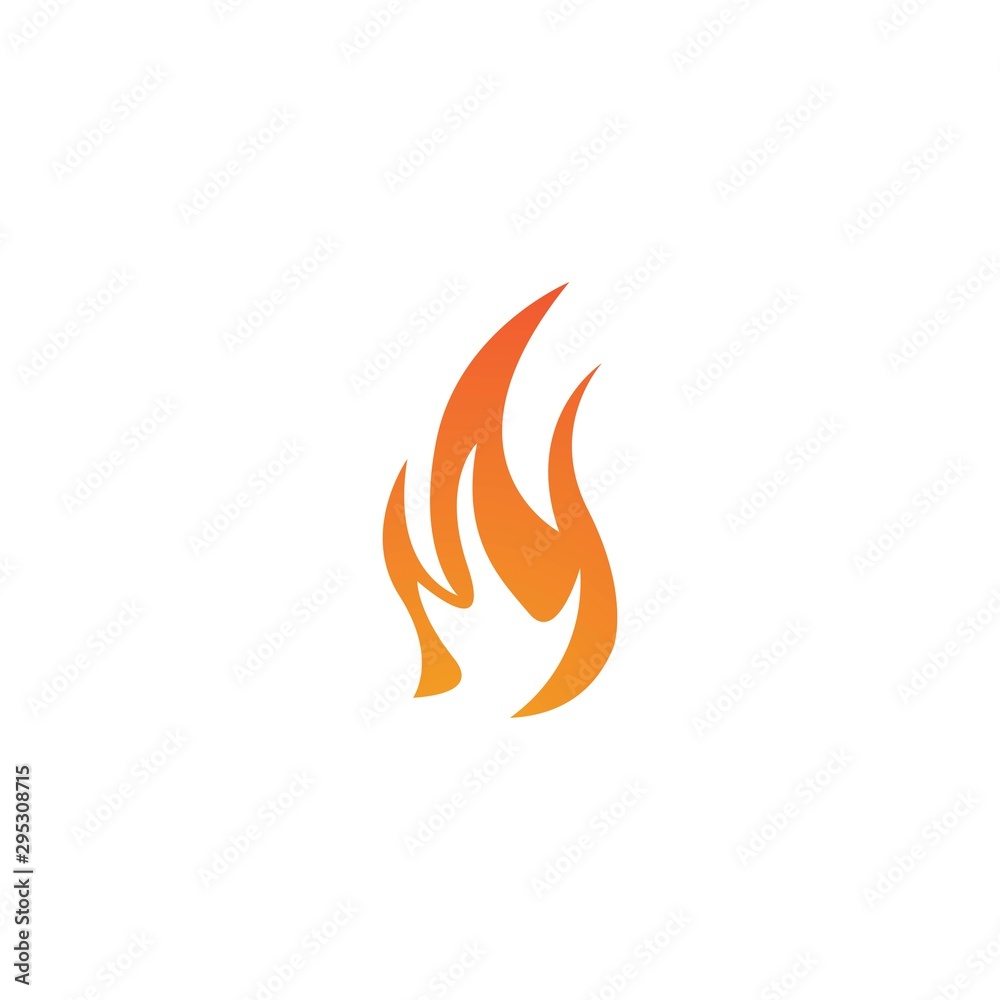 Flame logo template vector Flame logo template vector