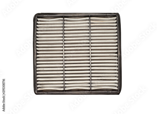 isolate on white car hepa filter