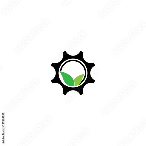 Gear logo template vector icon design