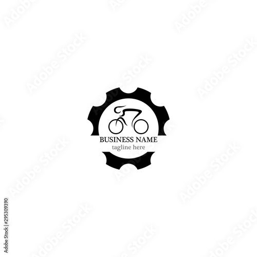 Bike logo template vector icon