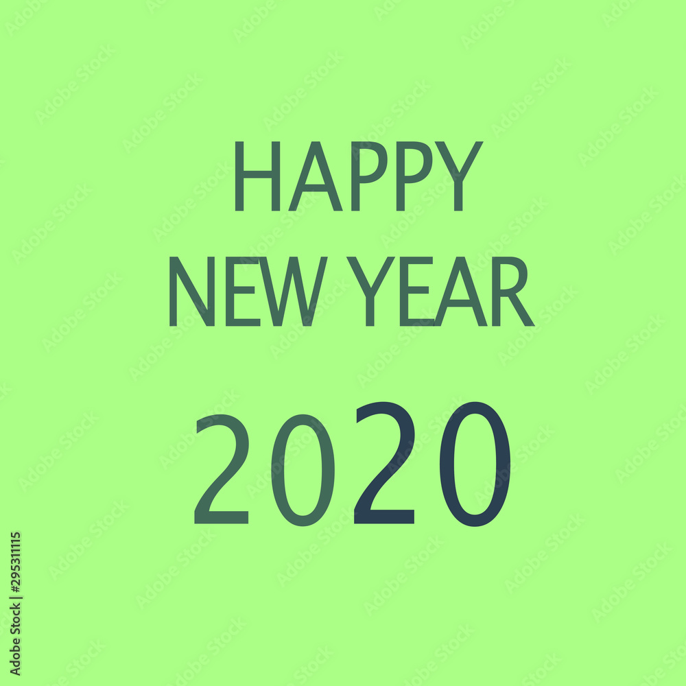 Happy New Year 2020 Text Design Patter, Vector illustration. Happy New Year 2020 Text Design Patter, Vector illustration.