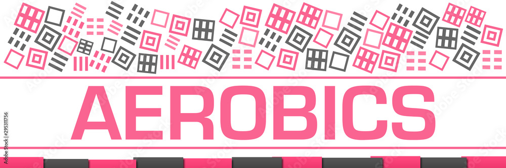 Aerobics Pink Grey Texture Blocks Bottom Aerobics Pink Grey Texture Blocks Bottom