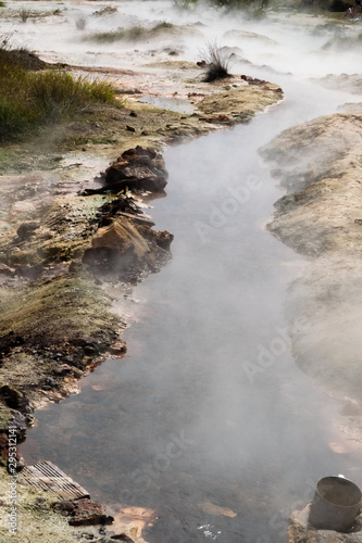 Natural volcanic hot springs. Bulgaria