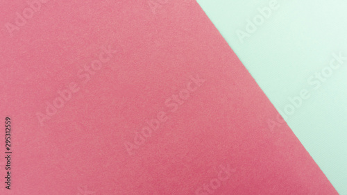 Mint green and pink paper sheets