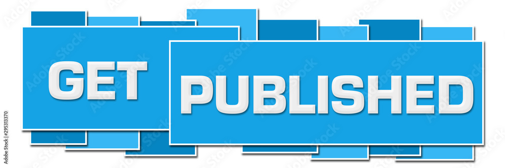 Get Published Blue Horizontal Squares Boxes Get Published Blue Horizontal Squares Boxes