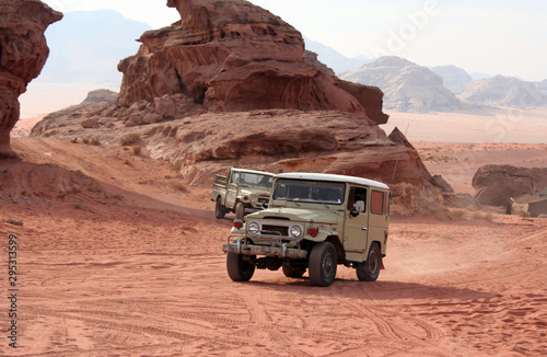 off-road excursion in Wadi Rum desert