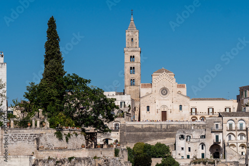 Matera, South Italy, Basilicata, Cathedral church on Piazza Duomo in historical centre of Matera