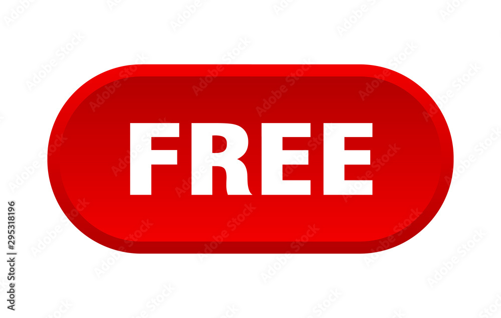 free button. free rounded red sign. free free button. free rounded red sign. free
