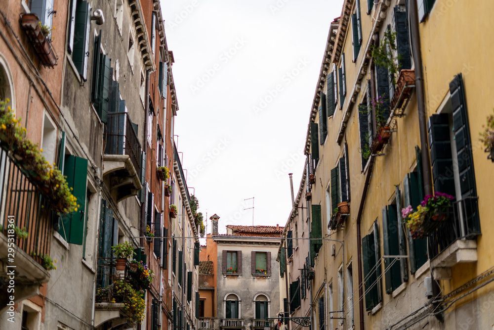 amazing architecture of venice Italy Europe. walking through the streets of venice Italy. stunning architecture in venice