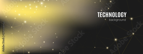 Technology Future. Big Data Social. Bright 