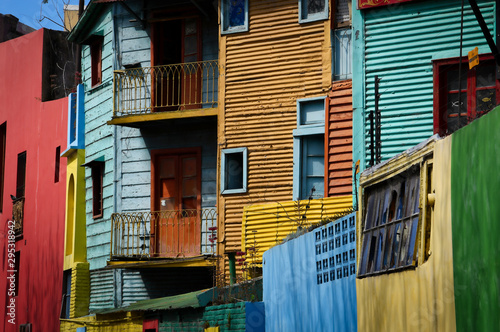 Colorfull houses in La Boca