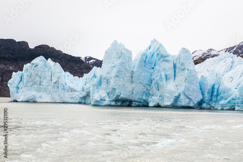 Picture of glacier grey in the Torres del Paine national park in Patagonoa