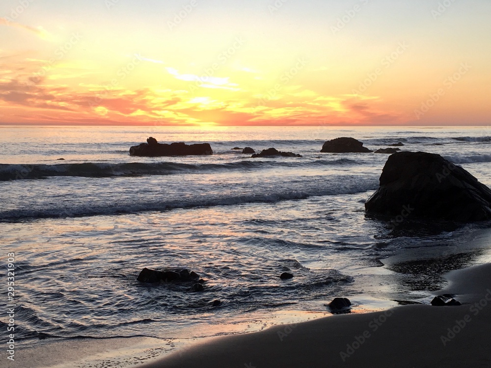 Fototapeta premium sunset on beach