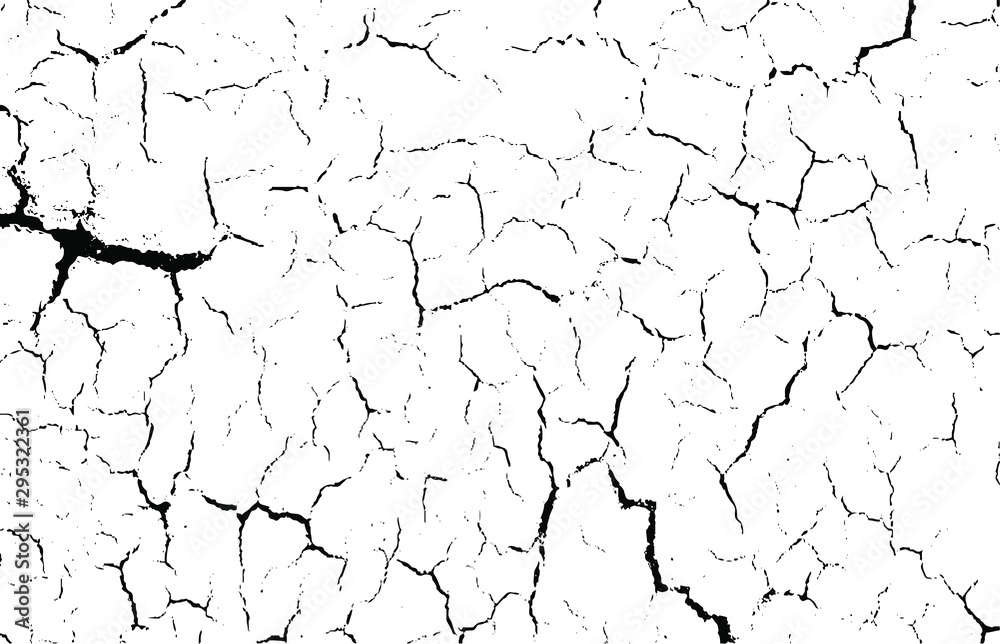 Fototapeta premium Uneven black and white texture vector. Distressed overlay texture. Grunge background. Abstract textured effect. Vector Illustration. Black isolated on white background. EPS10.